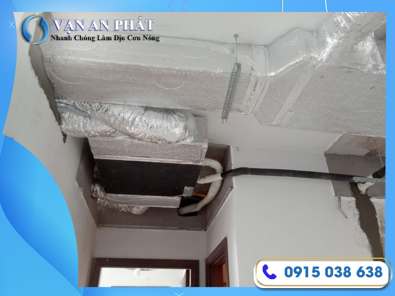 Thi công máy lạnh âm trần