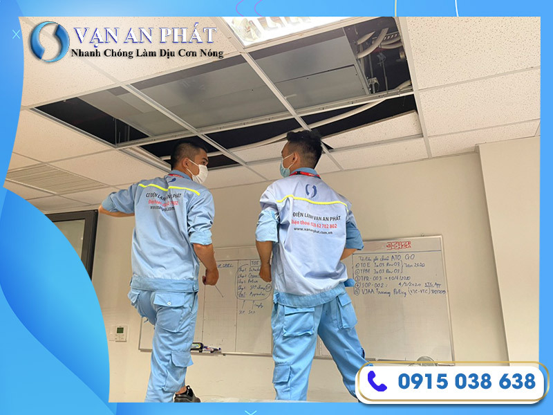  thi công Dàn lạnh âm trần VRV