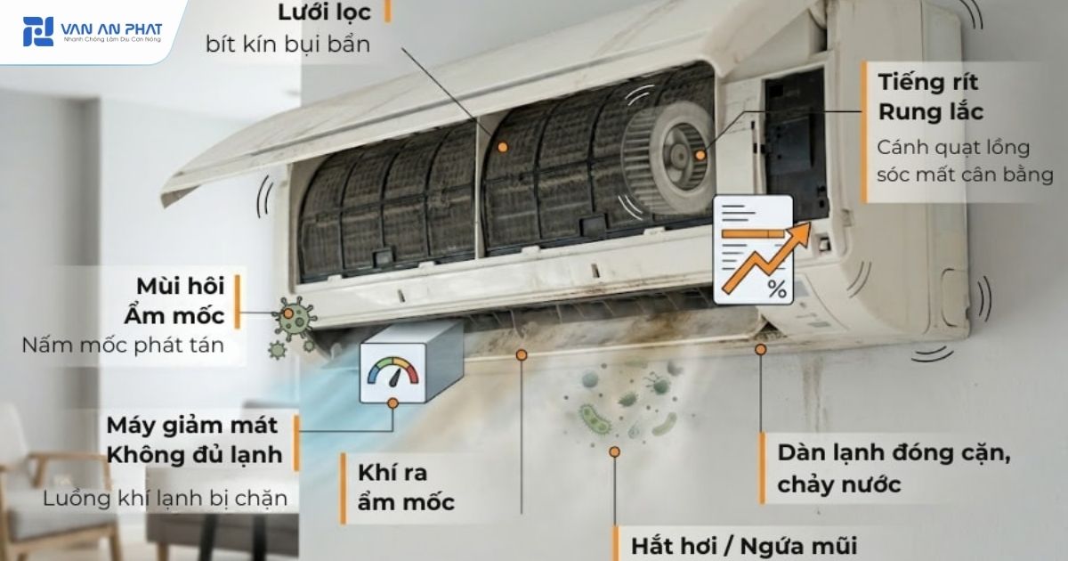 Vệ sinh máy lạnh quận Tân Bình