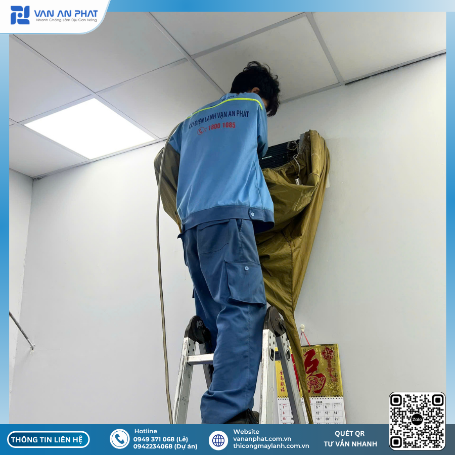 Vệ sinh máy lạnh quận Tân Bình