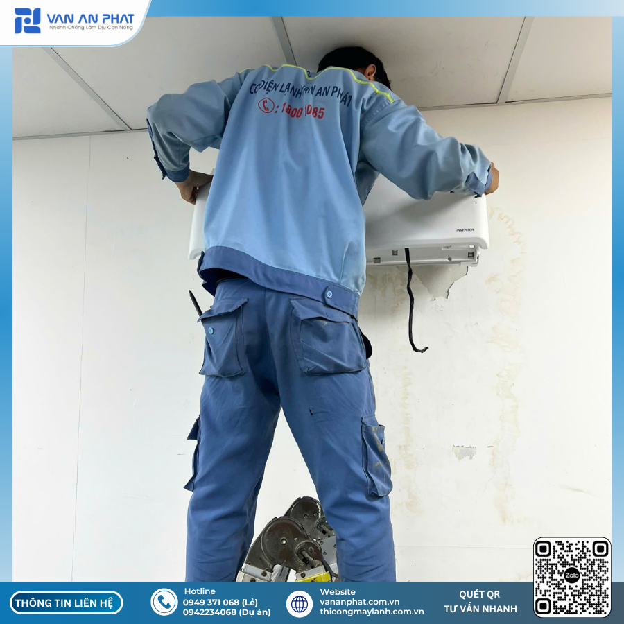 Vệ sinh máy lạnh quận Tân Bình