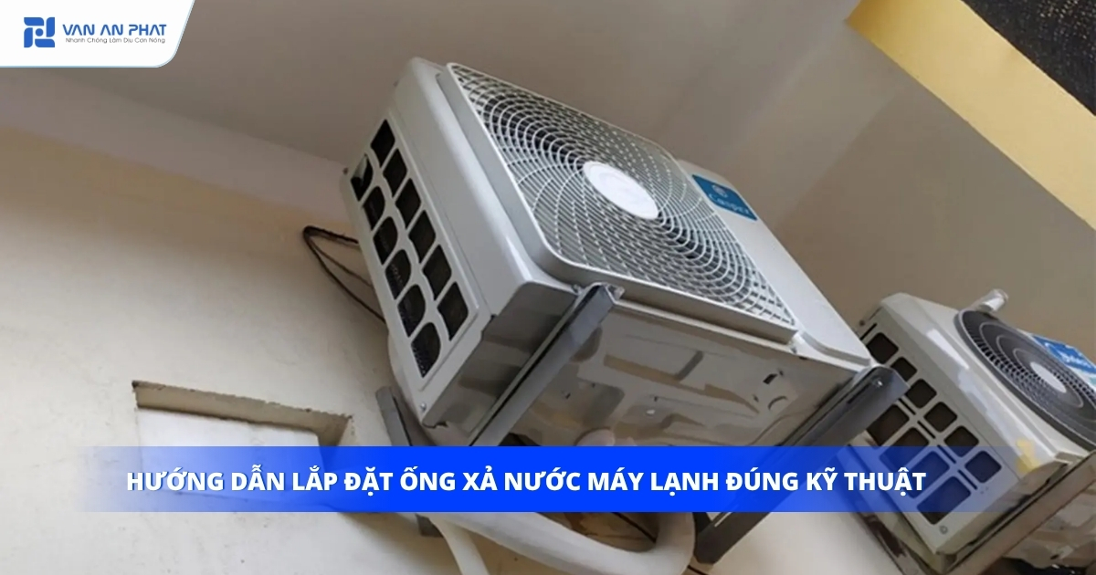 Ống xả nước máy lạnh bị tắc