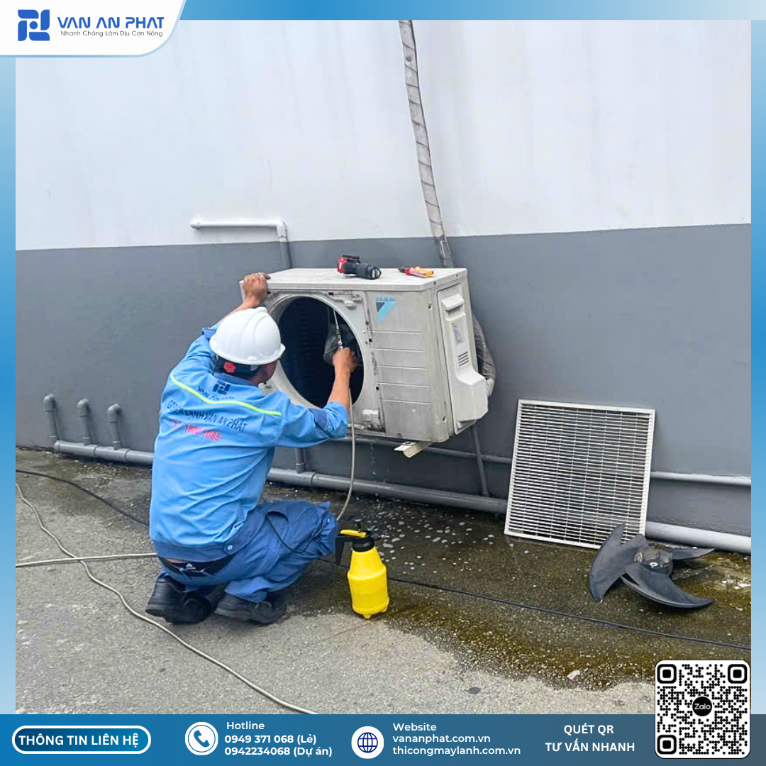 giá vệ sinh máy lạnh tại nhà