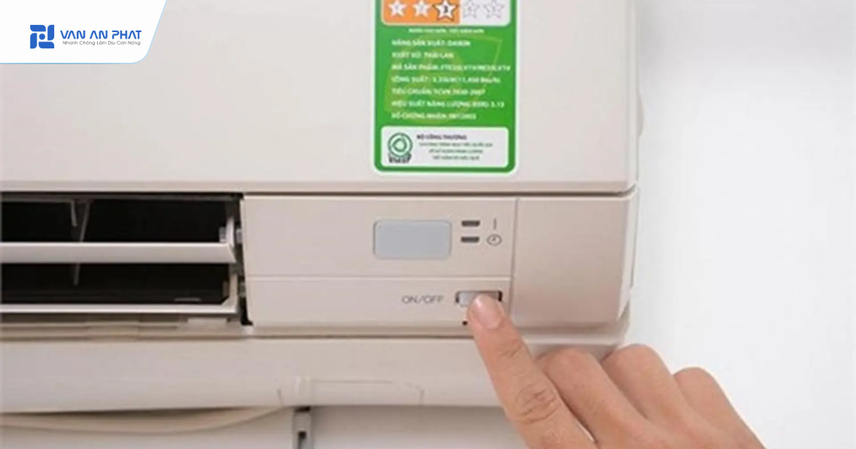 Cách mở máy lạnh không cần remote