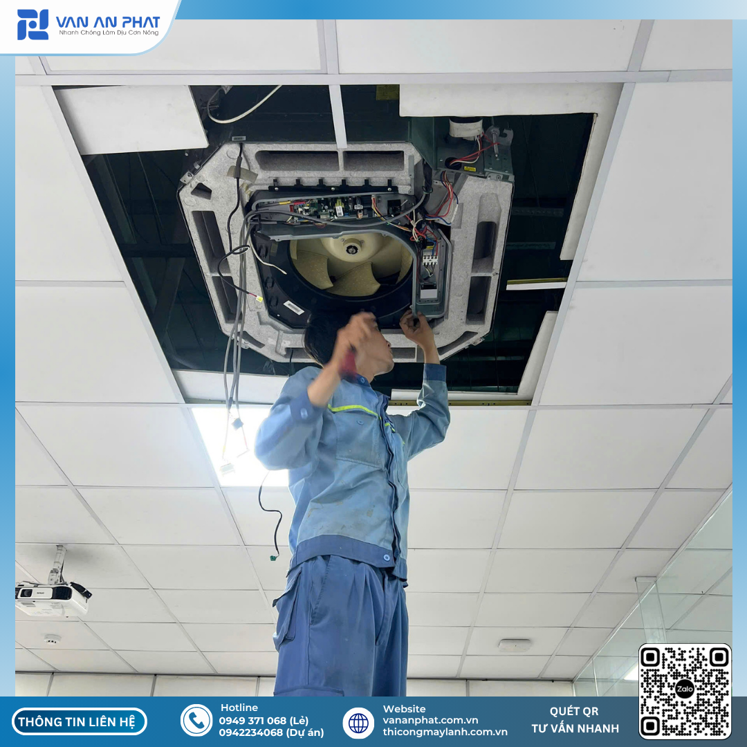 vệ sinh máy lạnh nhà xưởng
