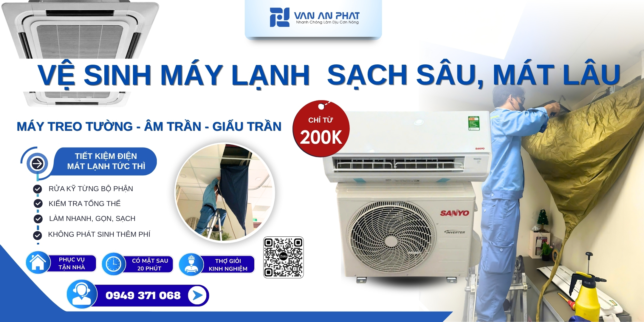 dịch vụ vệ sinh máy lạnh