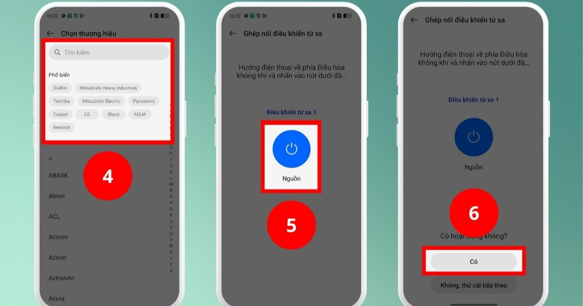 cách mở máy lạnh không cần remote