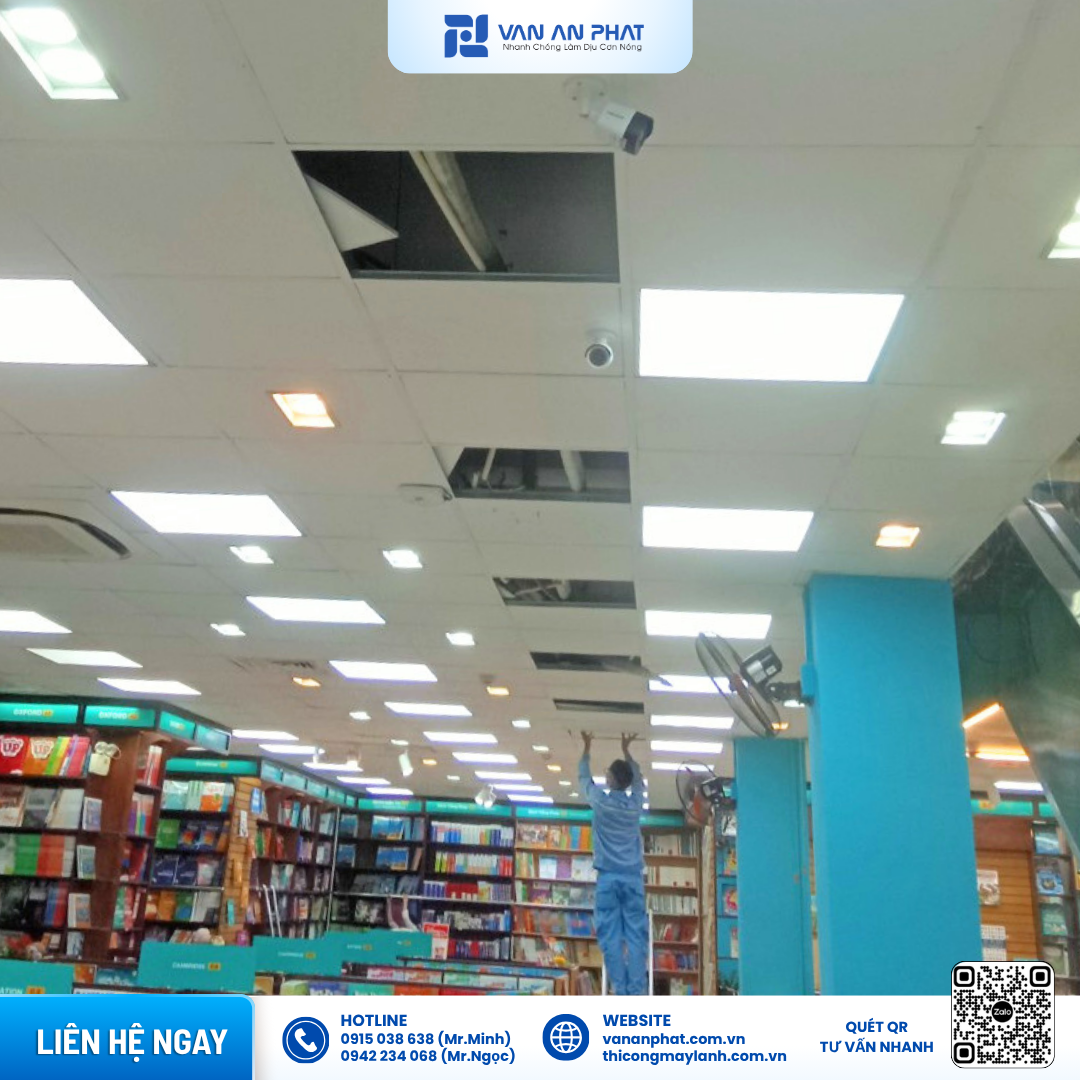 hệ thống điều hòa SkyAir Nhà sách FAHASA
