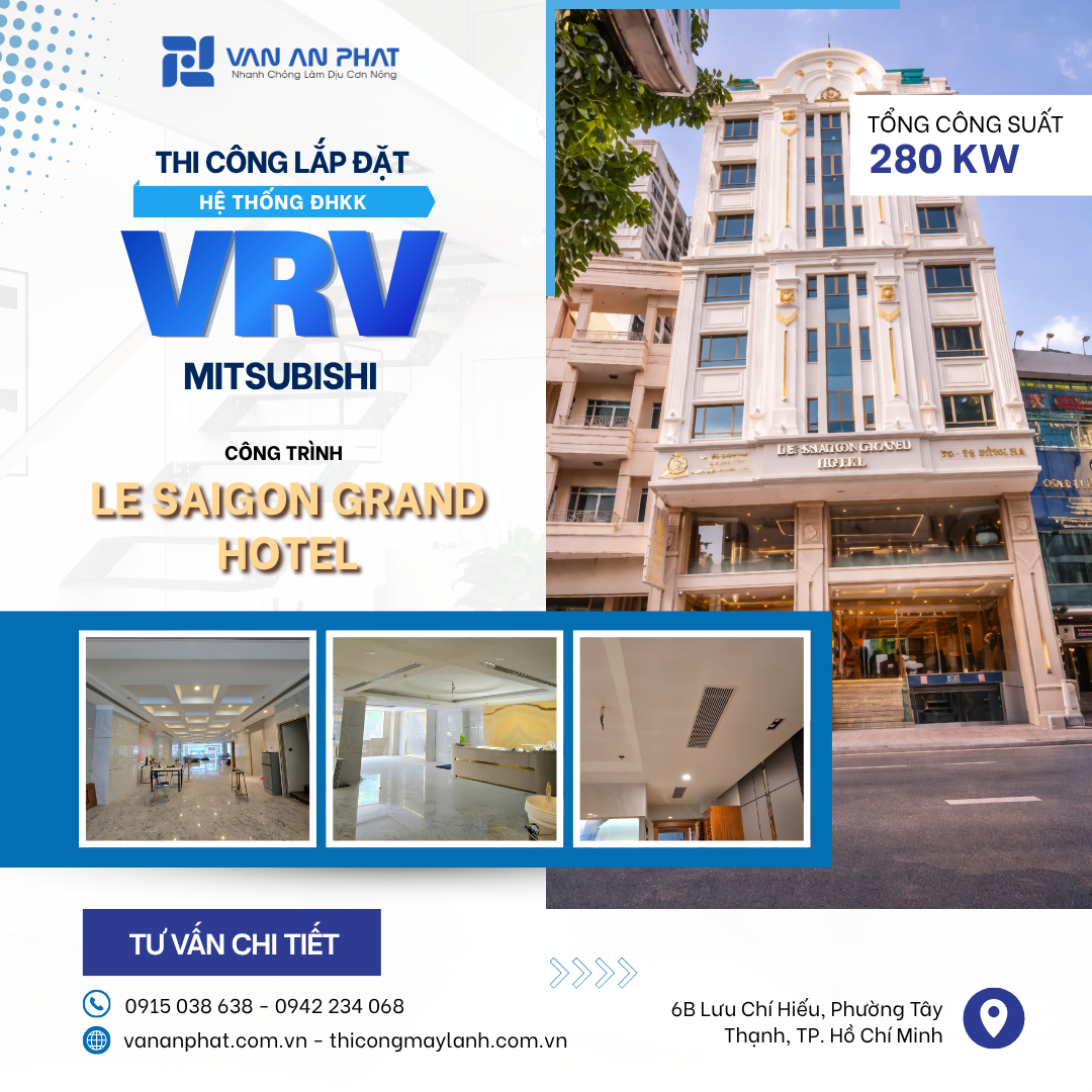 báo giá điều hòa trung tâm VRV mới nhất
