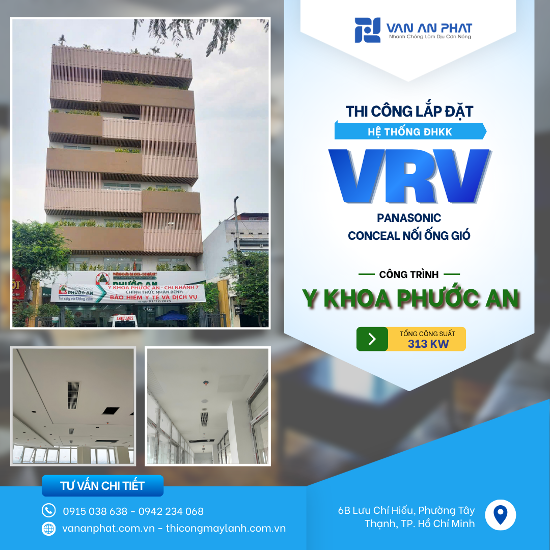 báo giá điều hòa trung tâm VRV mới nhất